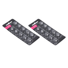 20pcs Transparent Silicone Bass Domes for Minifit 6mm Sound Aid Replacement