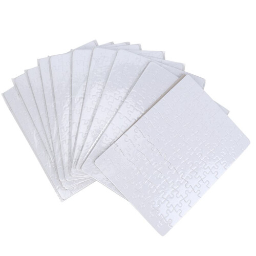Sublimation Blank Puzzle 60Pcs/Lot DIY  A5 Jigsaw Puzzle for Sublimation Ink Transfer 1