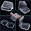200Packs Small Clear Plastic Storage Containers,Mixed Empty , Case with Lids for Small Items 7