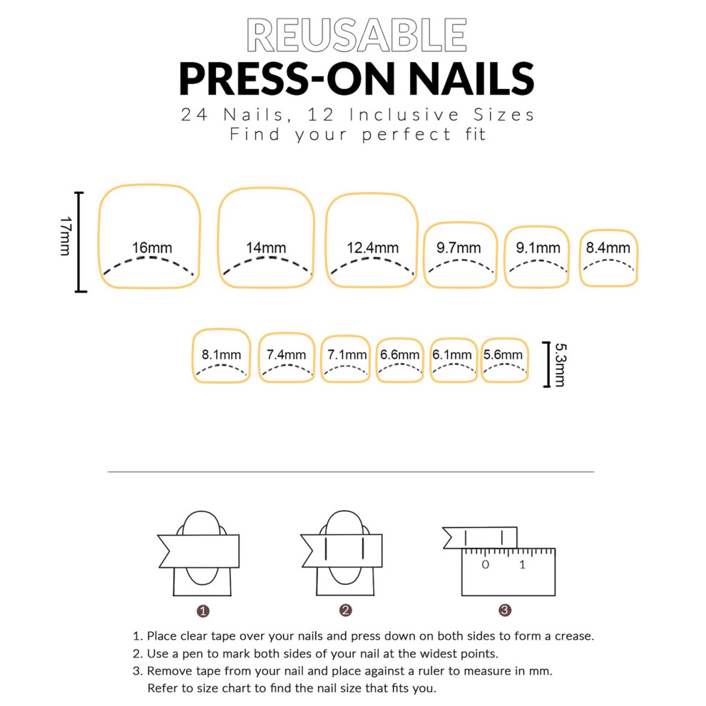 Reach-Tools Purple Taro Fake Nails - Smudge Design, Durable & Stylish