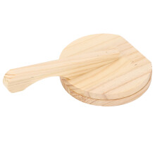 Wooden Tortilla Press with Ergonomic Handle – Manual Roti & Pizza Maker