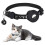 Para Air Tag Cat Collar, Coleira Refletiva para Gato com Fivela de SegurançA e Suporte ImpermeáVel em Largura de 3/8 Polegadas, Preto 2