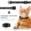 Para Air Tag Cat Collar, Coleira Refletiva para Gato com Fivela de SegurançA e Suporte ImpermeáVel em Largura de 3/8 Polegadas, Preto 4