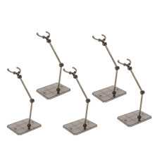 5 pcs Black Plastic Action Figure Stand Support for 1/144 Models