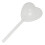 100 Pcs 4ML Paper Cup Pipette Squeeze Dropper Plastic Pipette Rectangular Plastic Squeeze Transfer Pipette, Heart Shape 3