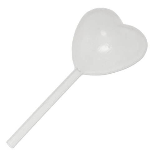 100 Pcs 4ML Paper Cup Pipette Squeeze Dropper Plastic Pipette Rectangular Plastic Squeeze Transfer Pipette, Heart Shape 2