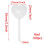 100 Pcs 4ML Paper Cup Pipette Squeeze Dropper Plastic Pipette Rectangular Plastic Squeeze Transfer Pipette, Heart Shape 6