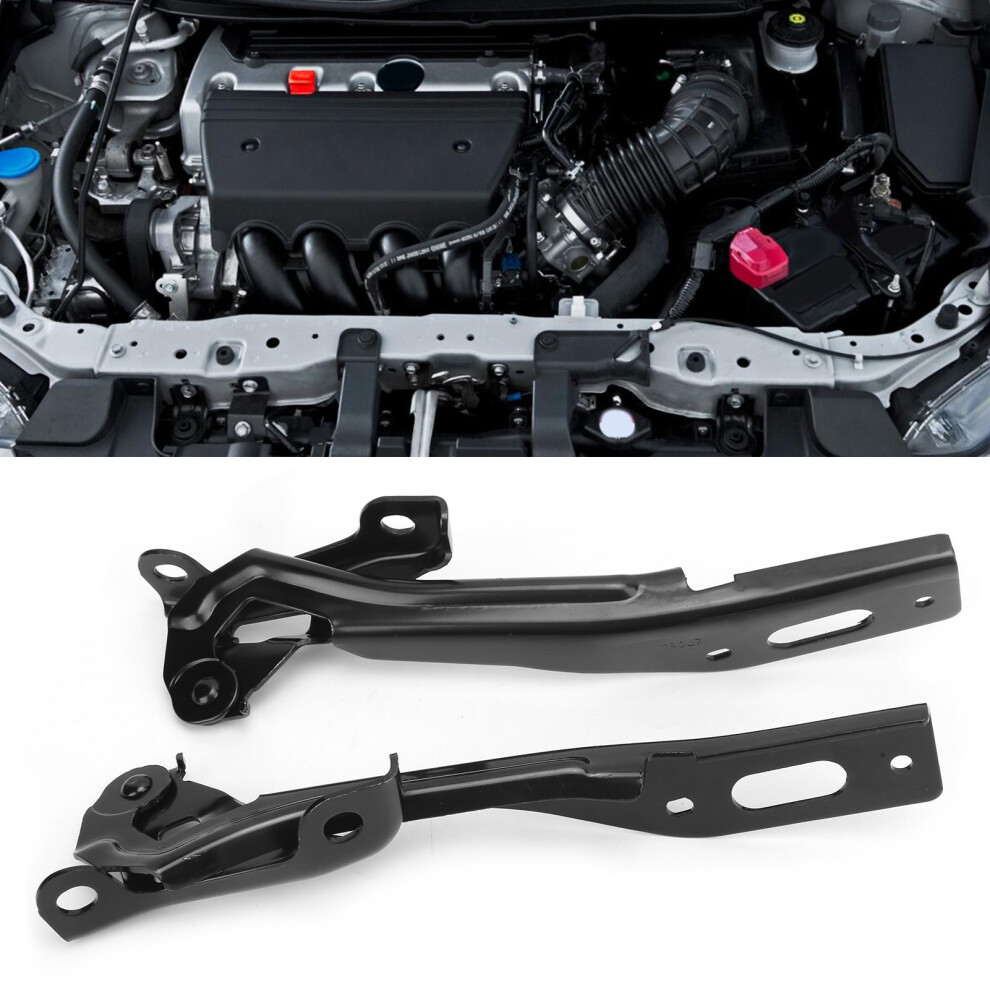 2Pcs Stainless Steel Hood Hinges For Honda Civic 2012-2015 Replacement 8711391044598
