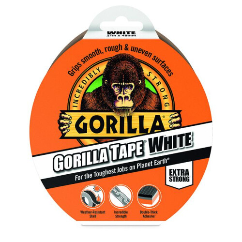 Gorilla Gorilla Tape White 48mm x 27m