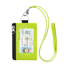 (Blue Green) RFID Wallet with Clear Window - Anti-Theft & Waterproof