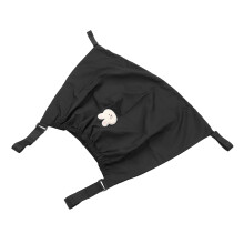 Multi-Functional Nylon Hanging Diaper Organizer 65x45cm Black Rabbit