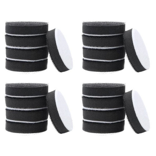 20Pc 75mm Soft-Density Interface Pad Sponge Cushion Buffer Backing Pads Hook/ Loop Face Sanding Discs Abrasive Tools 1