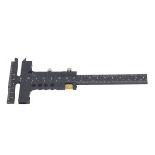 Precision Woodworking Ruler 0‑100mm & 0‑210mm Aluminum Alloy Marking Gauge