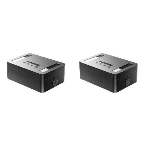 2X Metal Timed Lock Box,Mobile Phone Lock Box with Timer, Lock Container Self-Controlled  Release Safety Locker