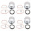 4X Luftkompressor-Zylinderhülse und -Ring-Kit Ersetzt  K-0650 1