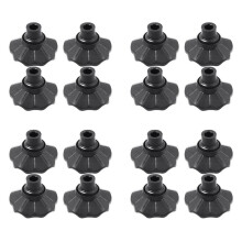 16Pcs Camping Stool Leg Cap Non-Slip Outdoor Chair Foot Cover Adjustable Fishing Chair Accessory 13mm