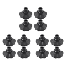 12 Stück Campinghocker-Beinkappe, Rutschfeste Outdoor-Stuhl-Fußabdeckung, Verstellbares Angelstuhl-Zubehör, 13 mm