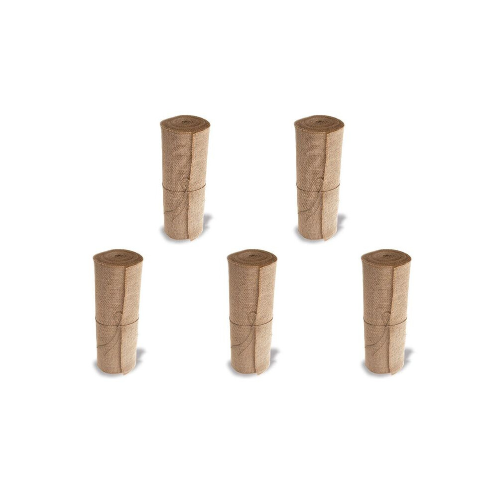 5X Burlap Doily Roll-30Cmx275cm. No-Fray Anti-Slip Blanket With Design. Burlap Fabric Rolls 6032248229268