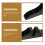 Divider Base for Room Division Black Wood 2 pcs 6