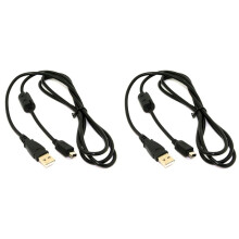 2X 12Pin Camera USB Data Cord Cable for  E-PL7 E-PL1/2/3/5/8 EM5 E-M10Ii EM1 CB-USB5 CB-USB6