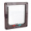 Small Plastic Cat Lock Security Flap Door Brown S for Pets 14