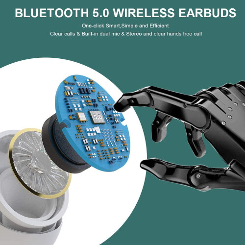 Wireless Earbuds Bluetooth 5.0 True Wireless White 2