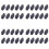 40pcs Fader Caps Mixer Fader Slider Knobs Replacement Buttons Caps for Mixer Console Accessories 2