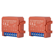 2X Tuya Garage Door Opener WiFi Garage Door Module Timing Garage Flap Avvolgibile Porta -Off