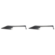 2X Car Dashboard Cover Stickers for 3 4 Series F30 F32 F34 Interior Decoration Frame Trim RHD Real Carbon Fibre
