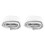 2X Kit Conversor de Ponte de Cama Extra Larga de 10 Polegadas, Enchimento Dividido para Cama Ajustável - Enchimento de Conector de Colchão para Cama 2