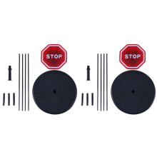 2X Blinkendes Stoppschild für Parkgaragen, Parkschild für Garagen, Höhenverstellbarer Parkassistent, LED-Parklicht für Garagen