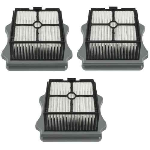 Scrubber Accessories Replacement HEPA Filter Filter elements for  FLOOR ONE//IFLOOR 3/FW25M-01, 3PCS