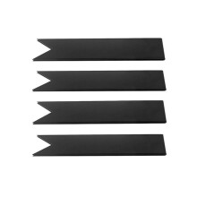 4 Pack Connector Clips, Height Cor-Ten Metal Stakes for 6 & 8 &14 Inch Tall Steel Landscape Edging, Black, 10.2In