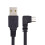 Cabo de dados e carregamento CY1.0M com ângulo de 90 graus para a esquerda, micro USB 5 pinos para USB 2.0, para celular e tablet. 7