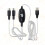 Cabo adaptador USB de 180 x 2 cm para interface de áudio e conexão de teclado. 6