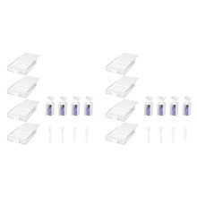 Bandejas Apilables para Arte con Diamantes Trabricks, Paquete de 24, con Tapas, Kits de Arte para Pintar con Diamantes para Adultos para Manualidades