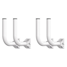 Universal Wireless Bridge Bracket Mount,Pole and Wall-Mounted Mount for Outdoor Ap Access Point Client Bridge Cpe,4-Pack