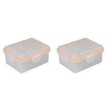 2X für ILCE-9 A7M3 A7R3 A9 7RM3 Kamera NPFZ100 Batterie Kunststoff Halter Fall Batterie Aufbewahrungsbox
