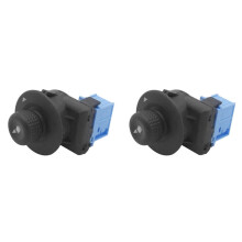 2X Car Electric Rearview Mirror Control Button Rearview Mirror Knob for C3 11Pin 6545.KS 6545KS