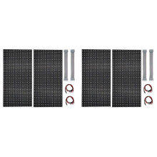 4Pcs P10 Full Color Outdoor LED Module HUB75 SMD3535 32x16 Pixels LED Display Panel 320x160mm 1/4S Driver