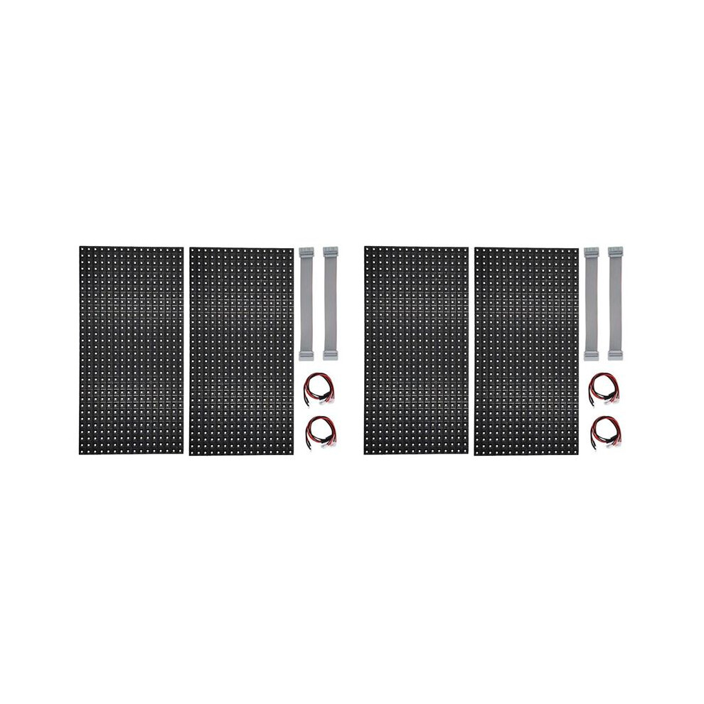 4Pcs P10 Full Color Outdoor Led Module Hub75 Smd3535 32X16 Pixels Led Display Panel 320X160mm 1/4S Driver 4713561223165