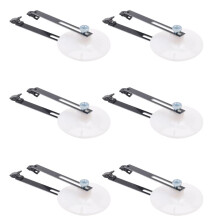 6 Pack TV Side Board Retainer Clip LED LCD TV Screen Remover Repair Tool Silicone Vacuum Suction Cup