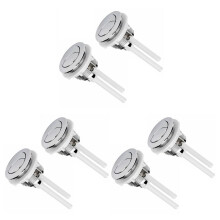 6PCS Toilet Flush Button Replaces 38mm Double-Button Round Button Toilet Flush Button