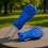 (Blue) Lawn Fork - Metal Head, Spring Design, Plastic Handle 4
