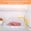 (Yellow) Microwave Cover with Handle, Kitchen Essential 3