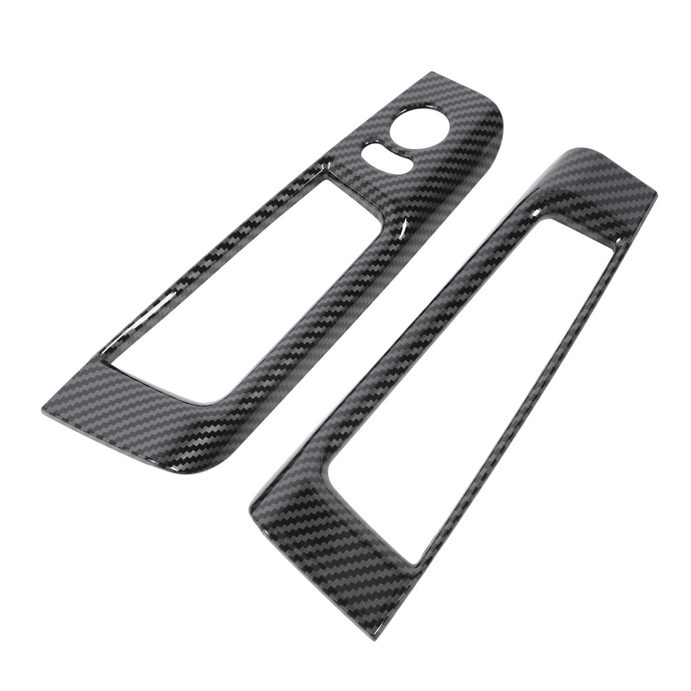 Interior Door Storage Trim Cover For Abarth 595 2007-2024 Carbon Fiber Look 7681391051173