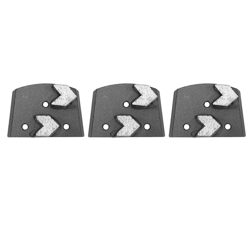 3Pcs Diamond Arrow-Shaped Grinding Blocks, 16# Grit, 2 Teeth 9451391051385
