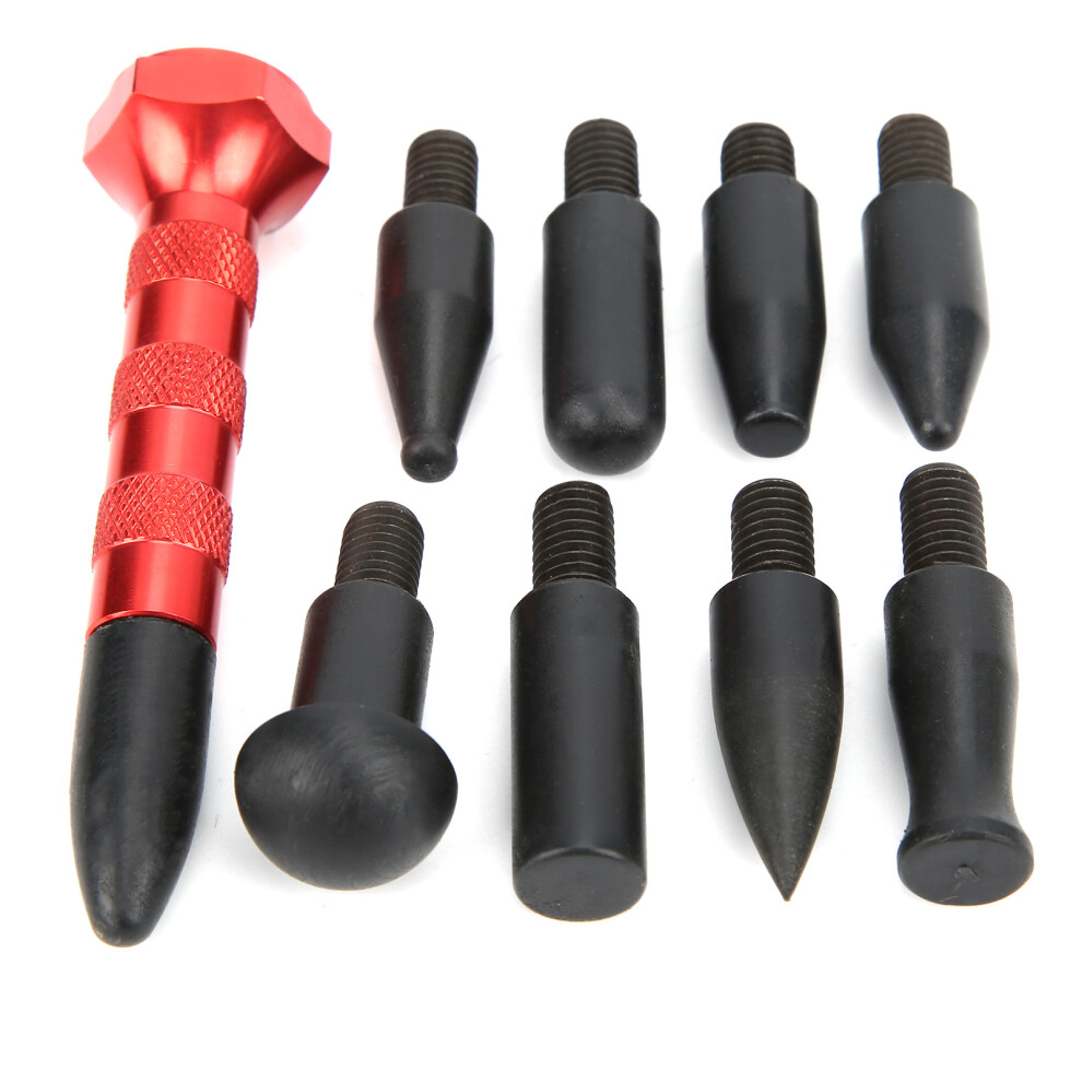 Aluminum Alloy Dent Tap Tool With 9 Heads For Car Repair 4171391051660