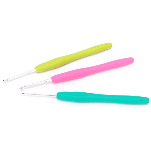 Ergonomic Crochet Hook Set 2.0mm-8.0mm with Soft Rubber Grip 2