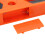 Multifunctional Laser Line Meter Ruler Infrared Level ABS Orange 2m 3